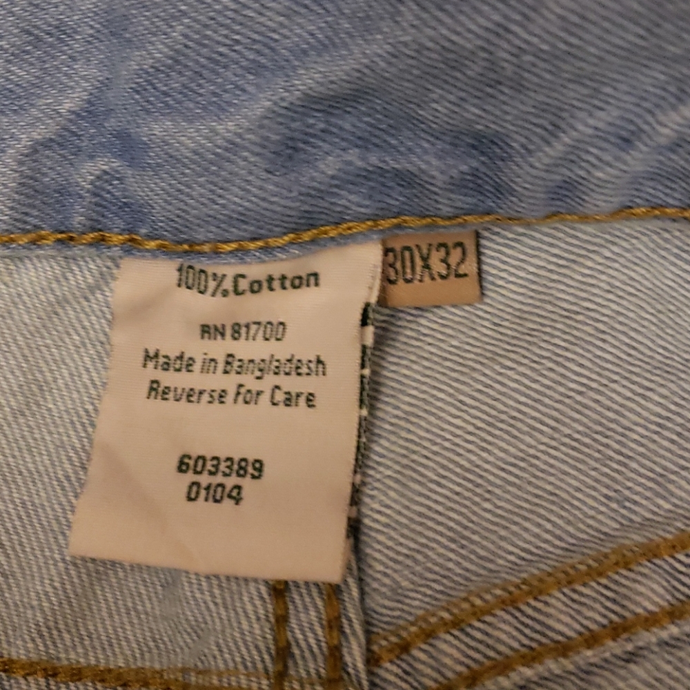 JEANS Scandia Woods Blue 5-Pockets Denim Size 30X32l - Picture 8 of 8